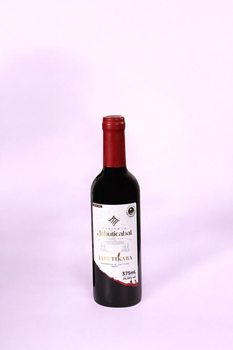 Vinho de Jabuticaba Tinto Suave 375ml SAFRA 2024 “JabutiKaba Suave”
