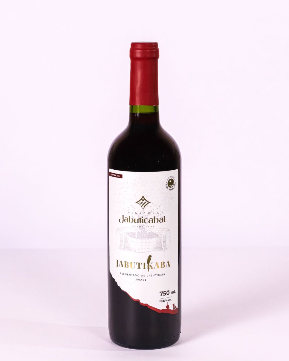 Vinho de Jabuticaba Tinto Suave 750ml SAFRA 2024 “JabutiKaba Suave”